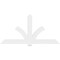 Ekena Millwork Redmond Architectural Grade PVC Gable Bracket, 84"W x 42"H x 2"D x 6"F, 12/12 Pitch GBP084X42X0206RED00 - alternate 4